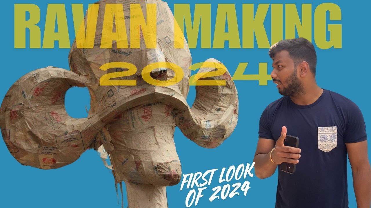 RAAVAN MAKING 2024 👹😍🔥 -|| FIRST LOOK 2024 ||- 💯🔥 FINALLY STARTED 🔥 ...