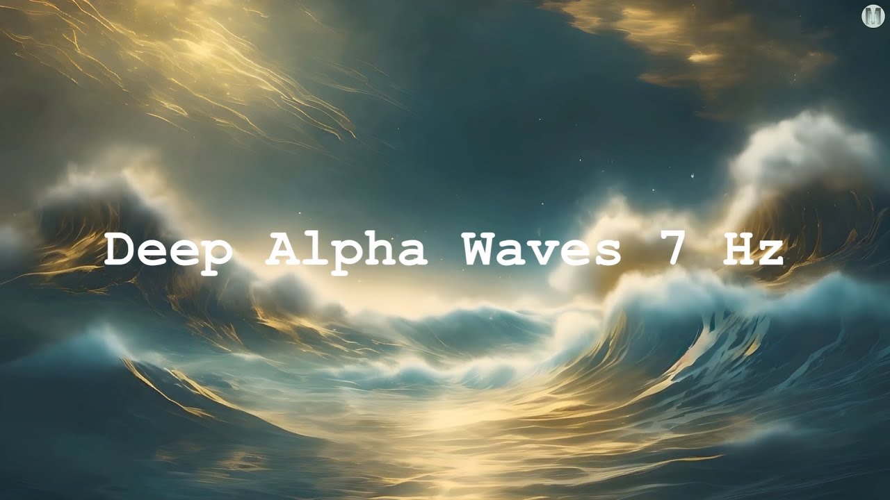 7 Hz binaural beats - Deep Alpha Waves - Soothe your Nervous System  - 1 Hour Stress Relief