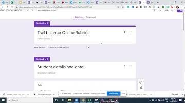 Forms: Setting sections, shuffle questions and shuffle options