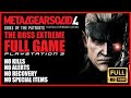 METAL GEAR SOLID 4 Full Game Walkthrough THE BOSS EXTREME No Alerts / Kills / Recovery [PS3 FullHD]