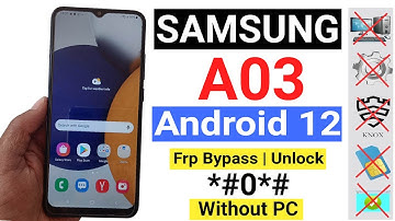 Samsung A03 Frp Bypass Android 12 |Fix Samsung CLOUD Update| Google Account Bypass A035F Without PC