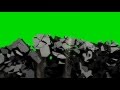 FREE HD Green Screen EARTHQUAKE WALL CRUMBLE