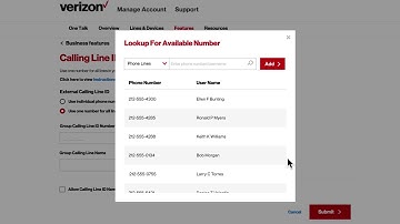 one talk setting up calling line id