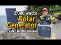 Bagong PORTABLE SOLAR GENERATOR ni SEFTV // Bluetti AC200P Review