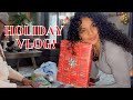 WRAP GIFTS AND BAKE WITH ME! | HOLIDAY VLOG