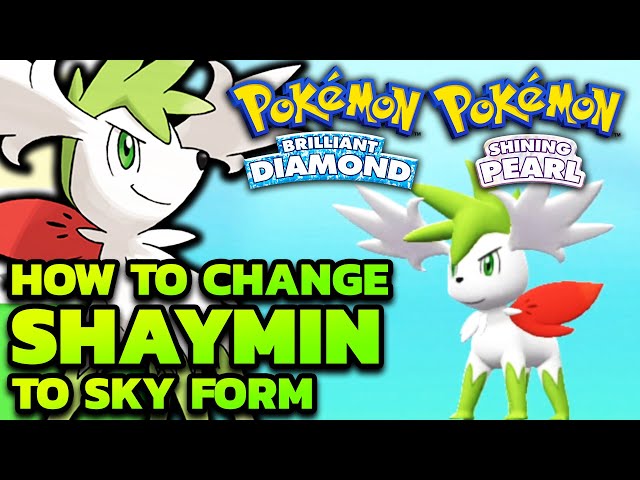 How to Change Shaymin into Sky Form in Pixelmon 