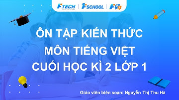 Bài giảng ôn luyện kiến thức cuối học kì 2 môn Tiếng Việt lớp 1 - FQA.vn