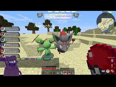 Minecraft Pixelmon: Gym Building & Kangaskhan Hunt - Pokenawa Server 