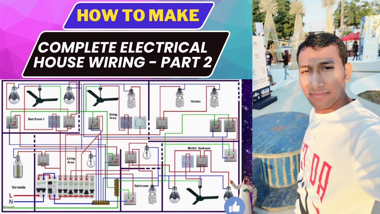 How To Make Complete Electrical House Wiring | @engr-iqbal - YouTube