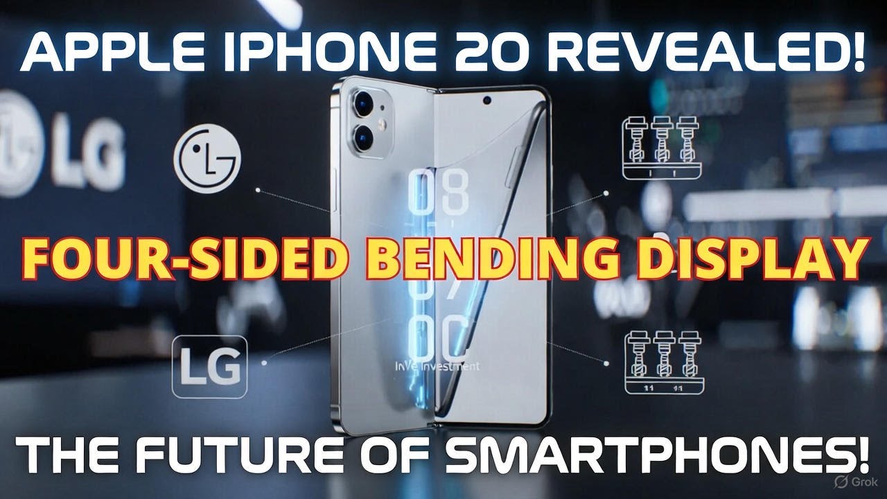 iPhone 20 от Apple будет оснащен дисплеем с возможностью изгиба с четырех сторон, LG вкладывает о...