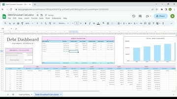 How to use Debt Snowball Calculator Spreadsheet - Step-by-step Instructions