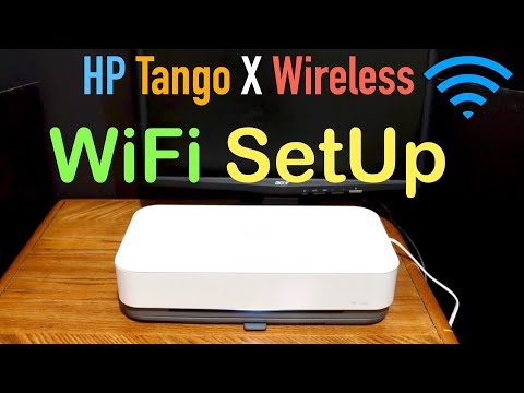 HP Tango X WiFi SetUp, Connect To Home / Office Wireless Network Review.