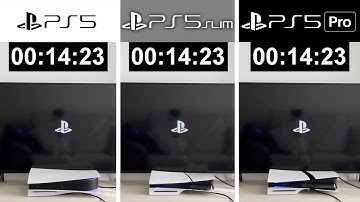 PS5 Pro vs PS5 Slim vs PS5 Fat - Loading Times