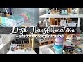 desk transformation & stationery organization