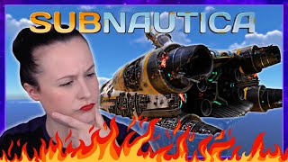 What's Inside the Crashed Ship? Exploring the Aurora! Subnautica EP 2