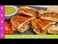 Tortas Crispy Mazedar Chicken Sandwiches  Parties, Lunchbox, Tiffin Ideas Recipe in Urdu Hindi - RKK
