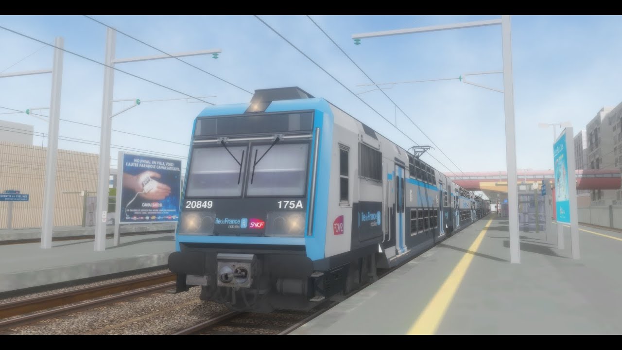 [CAB-RIDE-Open Rails] Trajet de Invalide a St-Quentin en Yvelines sur le RER C