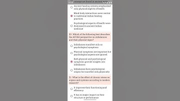 Section 2 - Integrative Medicine Answer Key | NCISM Electives