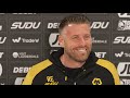 Rob Edwards Press Conference Brentford v Wolves
