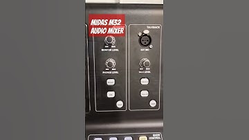#shorts : MIDAS M32 AUDIO MIXER. #midasm32 #audio #audiomixer #soundman #fyp #sound