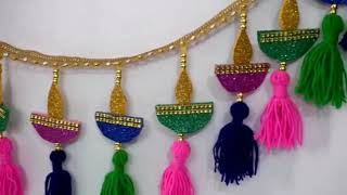 How to make door  wall hanging decoration 2020/2019   DIY HO480P