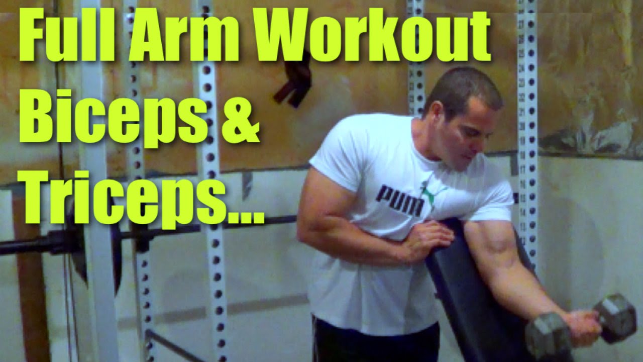 weight training weight loss Lee's Full Arm Workout in the New Home Gym
