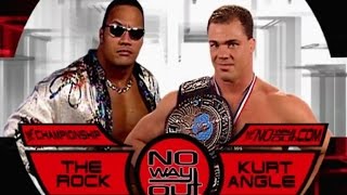 WWE 2K16_20160713, WWF NO WAY OUT 2001, THE ROCK VS KURT ANGLE WWF CHAMPION