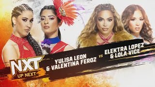 Yulisa Leon And Valentina Feroz Vs Elektra López And Lola Vice Nxt 01082023 In English