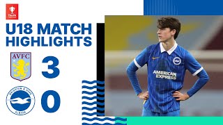 U18 Youth Cup Highlights: Aston Villa 3 Albion 0