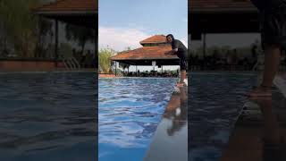 SWEET DIVE IN TO POOL | TINTON RESORT UDUPI KUNDAPURA