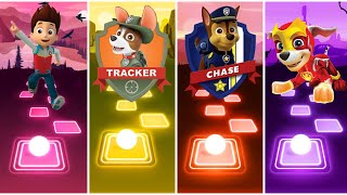 Paw Patrol 🐾 Pups | Ryder 🆚 Tracker 🆚 Chase 🆚 Marshall | Who Is Win 🎯🏆 | Tiles Hop |