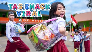 LEIKA BIKIN TAS SNACK VIRAL 😱 PERTAMA KALI LEIKA BERANGKAT SEKOLAH BORONG ALFAMART SAMPE HABIS