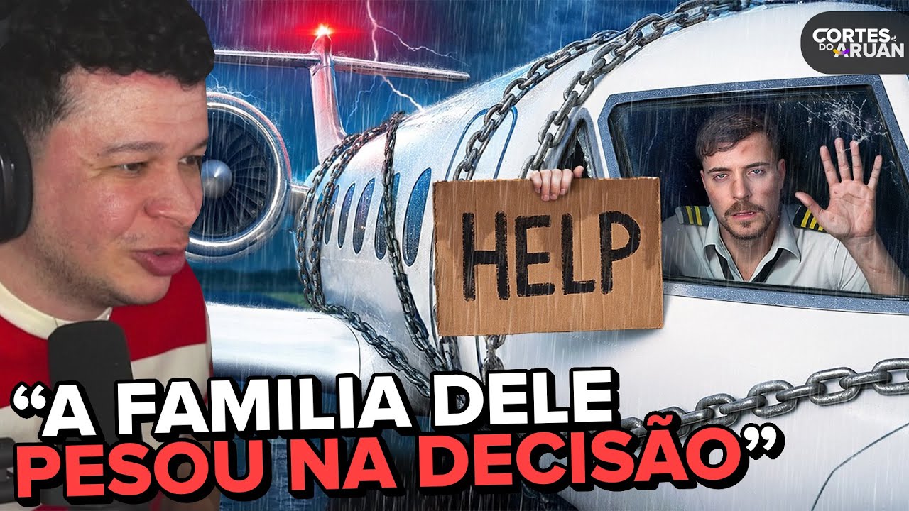 ARUAN REAGE: Sobreviva 100 dias preso num jato particular e fique com ele (MRBEAST) -Cortes do Aruan