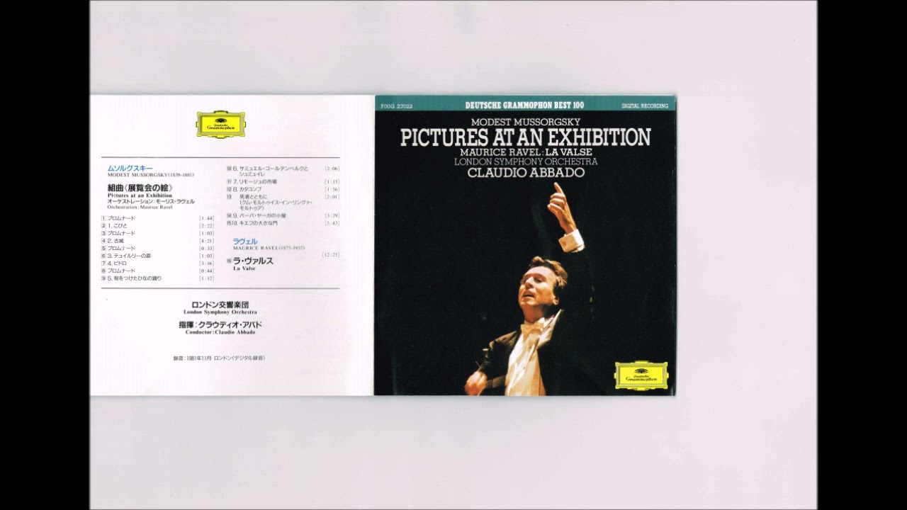Mussorgsky - Pictures at an Exhibition Abbado London - YouTube
