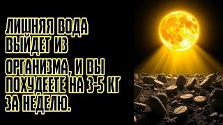 Лишняя вода выйдет из организма, и вы похудеете на 3 5 кг за неделю