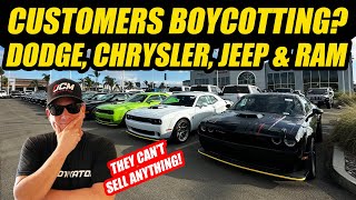 CUSTOMERS BOYCOTTING DODGE, CHRYSLER, JEEP, & RAM?