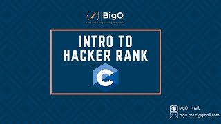 Intro to HackerRank (in C)
