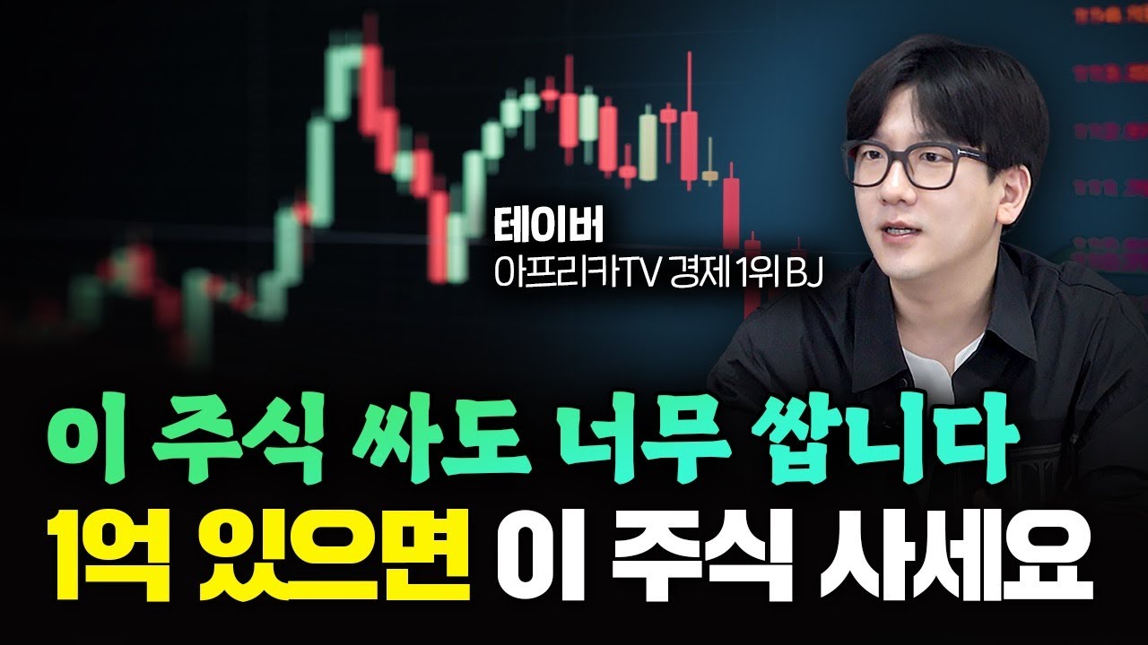 이 주식 싸도 너무 쌉니다. 1억 있으면 이 주식 사세요｜테이버 4부