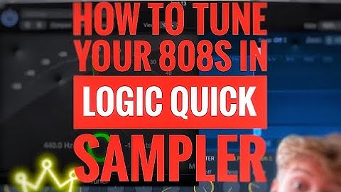 How to tune 808s | Logic Pro X Tutorial