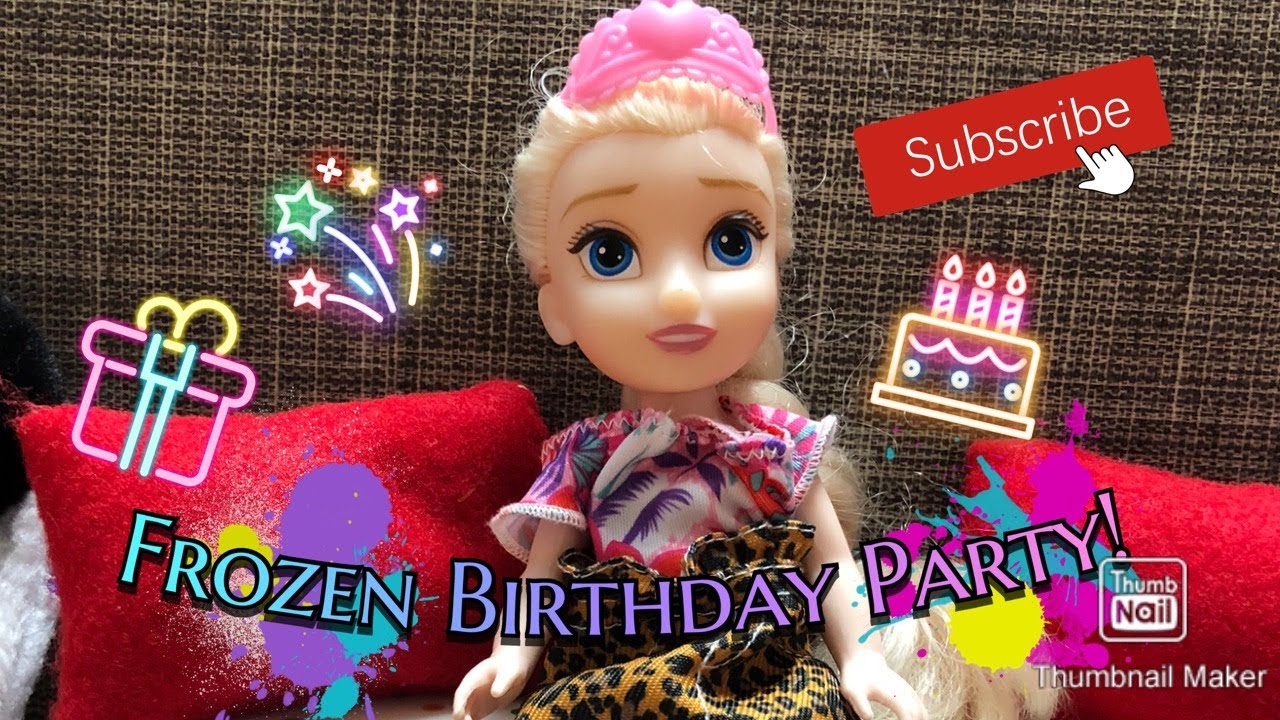 LITTLE ELSA'S BIRTHDAY PARTY!! inspired by Come Play with Me AUBREE