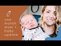 One Month Mom & Baby Update || What To Expect Postpartum + Newborn Life