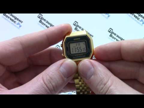 Часы Casio Illuminator LA680WEGA-1E [LA680WEGA-1EF] - видео обзор от PresidentWatches.Ru