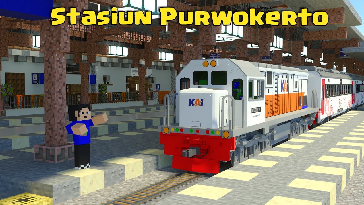 Map Stasiun Kereta Api Purwokerto Nuansa Indonesia di MCPE