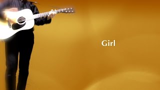 Girl - The Beatles karaoke cover chords