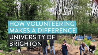 Making a difference: Student volunteering with community partners #volunteering #university