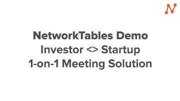 Krowden Demo: Investor-Startup 1-on-1 Meeting Solution