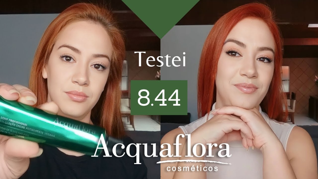 DESCUBRA A INTENSIDADE DA COLORAÇÃO 8.44 - ACQUAFLORA