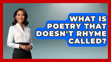 What Is Poetry That Doesn