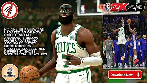 2K23 Updated Roster Android Offline | No F1VM | HD Graphics | Gameplay | Celtics vs 76ers 2K23