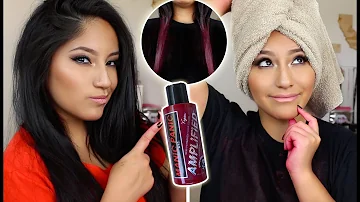 Will Manic Panic show up on brown hair?